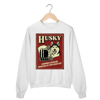 Nome do produto Moleton fechado Husky #vintageposter