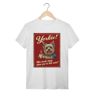 Nome do produto Camiseta Yorkie #vintageposter