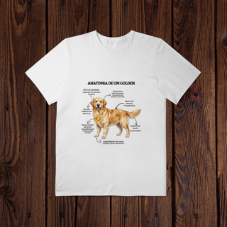 Nome do produto Camiseta plus size Golden #anatomias