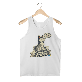 Nome do produto Camiseta Regata Masculina Husky #stickerpaws