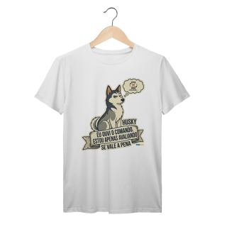 Nome do produto Camiseta Husky #stickerpaws
