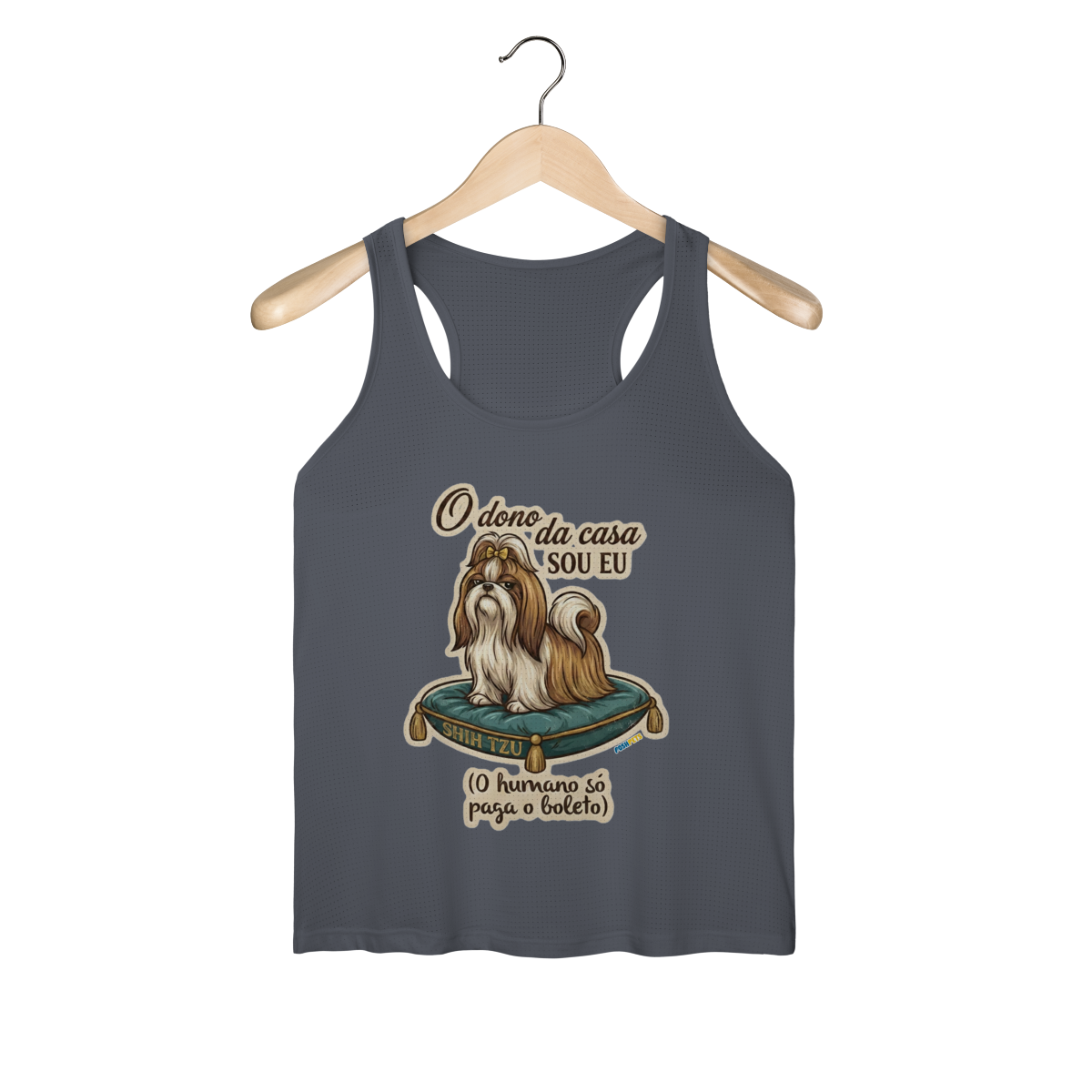 Nome do produto: Regata Feminina Sport-Dry UV Shih-Tzu #stickerpaws