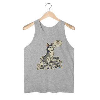 Nome do produto Camiseta Regata Masculina Husky #stickerpaws