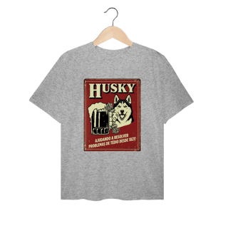 Nome do produto Camiseta plus size Husky #vintageposter