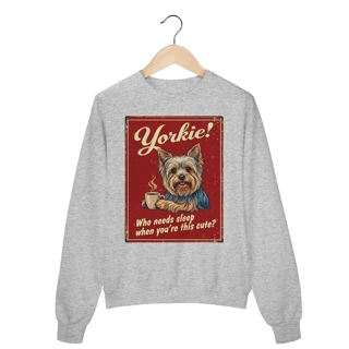 Nome do produto Moleton fechado Yorkie #vintageposter