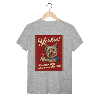 Nome do produto Camiseta Yorkie #vintageposter