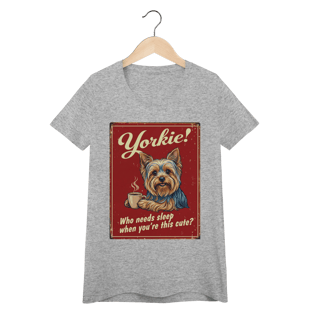 Nome do produto Camiseta baby Long Yorkie #vintageposter