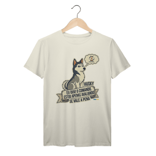 Nome do produto Camiseta Husky #stickerpaws