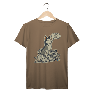 Nome do produto Camiseta Husky #stickerpaws