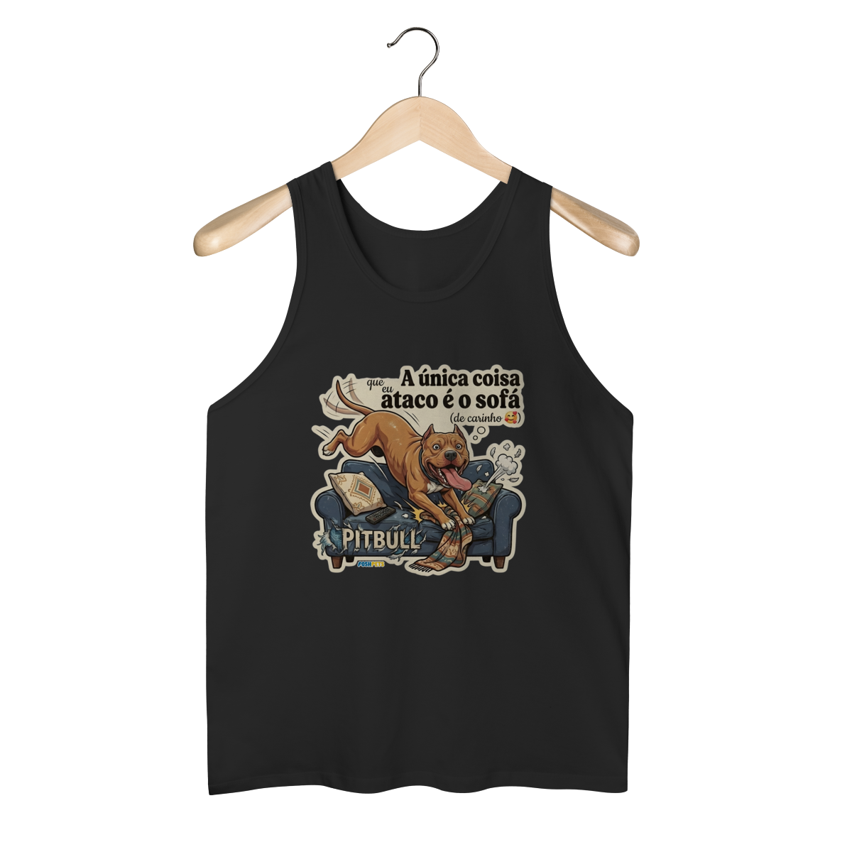 Nome do produto: Regata Pitbull #stickerpaws