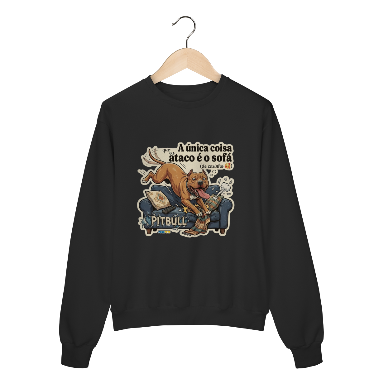 Nome do produto: Moleton Pitbull #stickerpaws