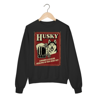 Nome do produto Moleton fechado Husky #vintageposter