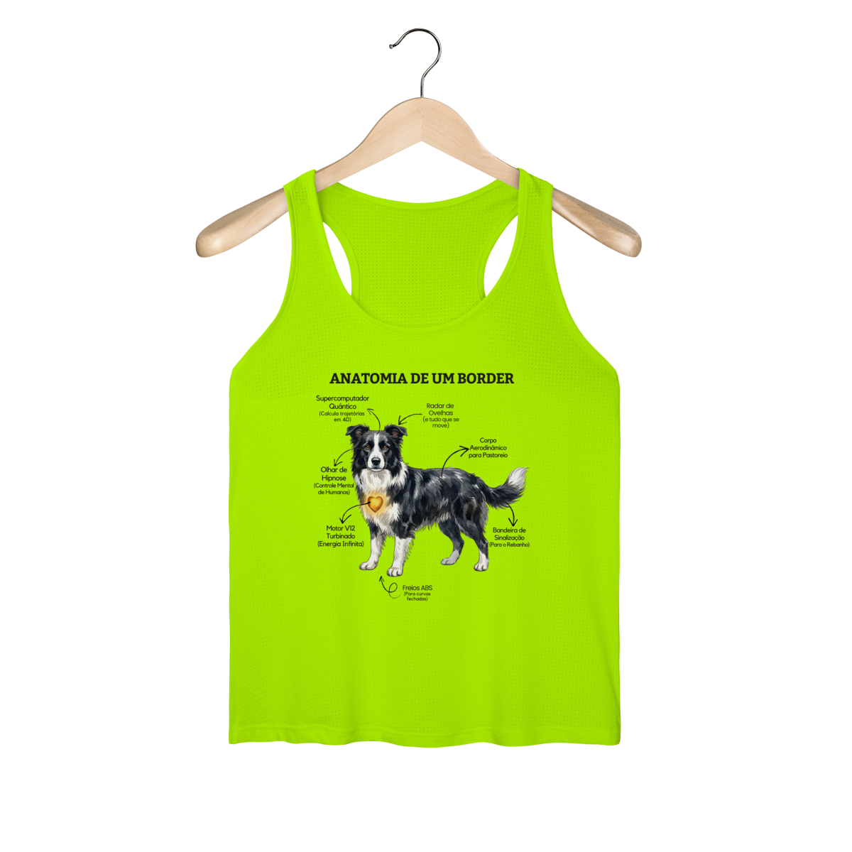 Nome do produto: Regata Feminina Sport Dry UV Border #anatomia