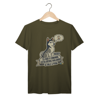 Nome do produto Camiseta Husky #stickerpaws