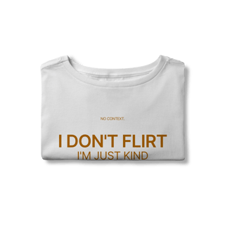 Nome do produto I Don’t Flirt - Cropped