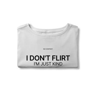Nome do produto I Don’t Flirt - Cropped