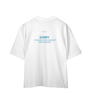 Nome do produto Sorry. Eye Contact - Oversized