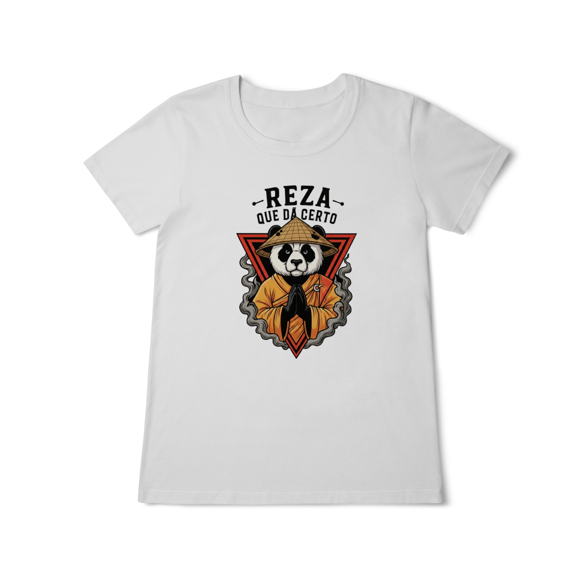 Camiseta Feminina Reza Que Dá