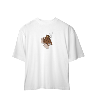 Nome do produto Camiseta Gato Defecante