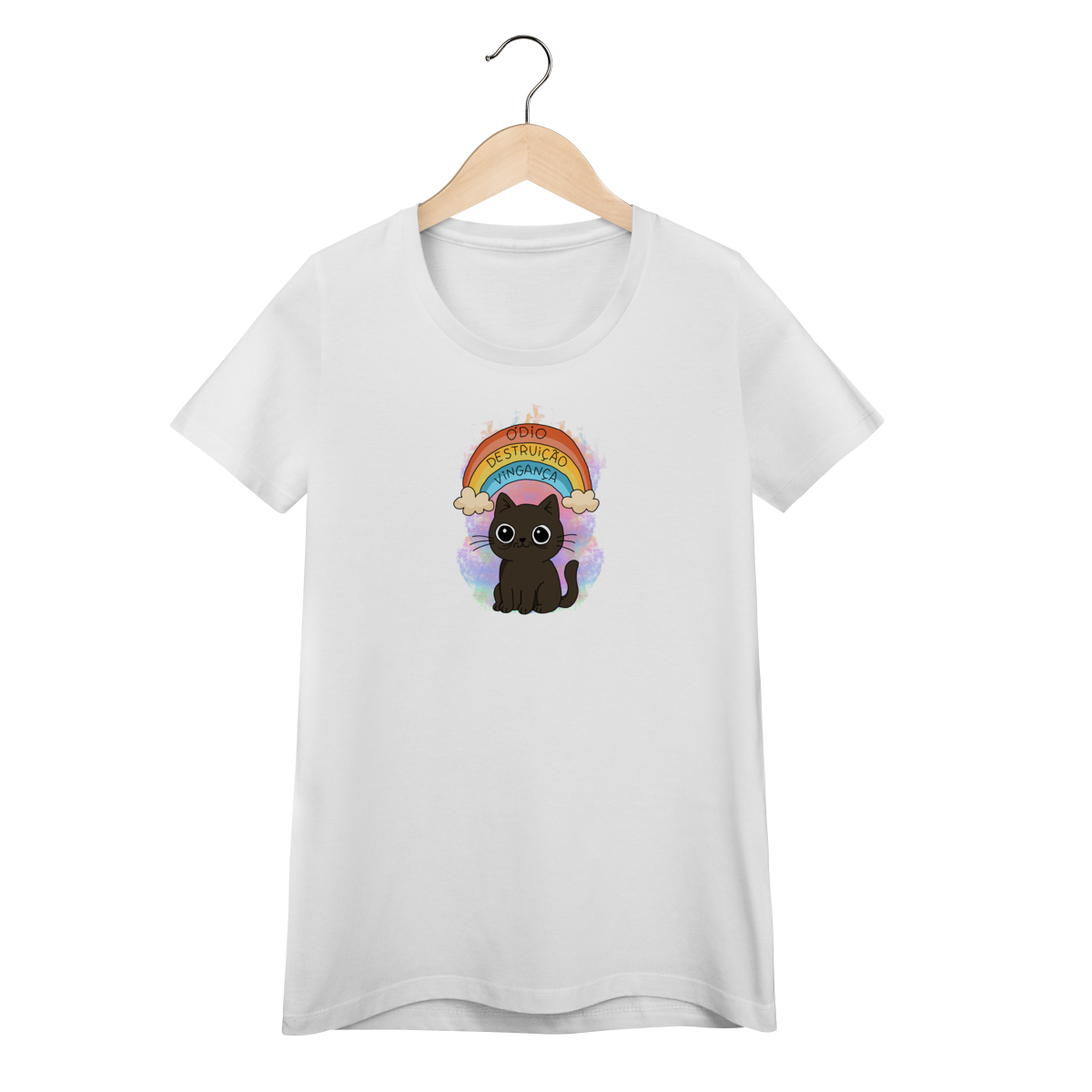 Nome do produto: Camiseta Streetwear Gatinho D\'ódio F