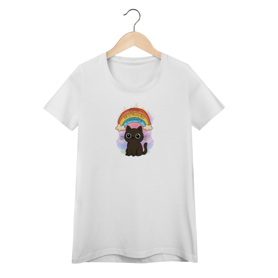 Camiseta Streetwear Gatinho D'ódio F