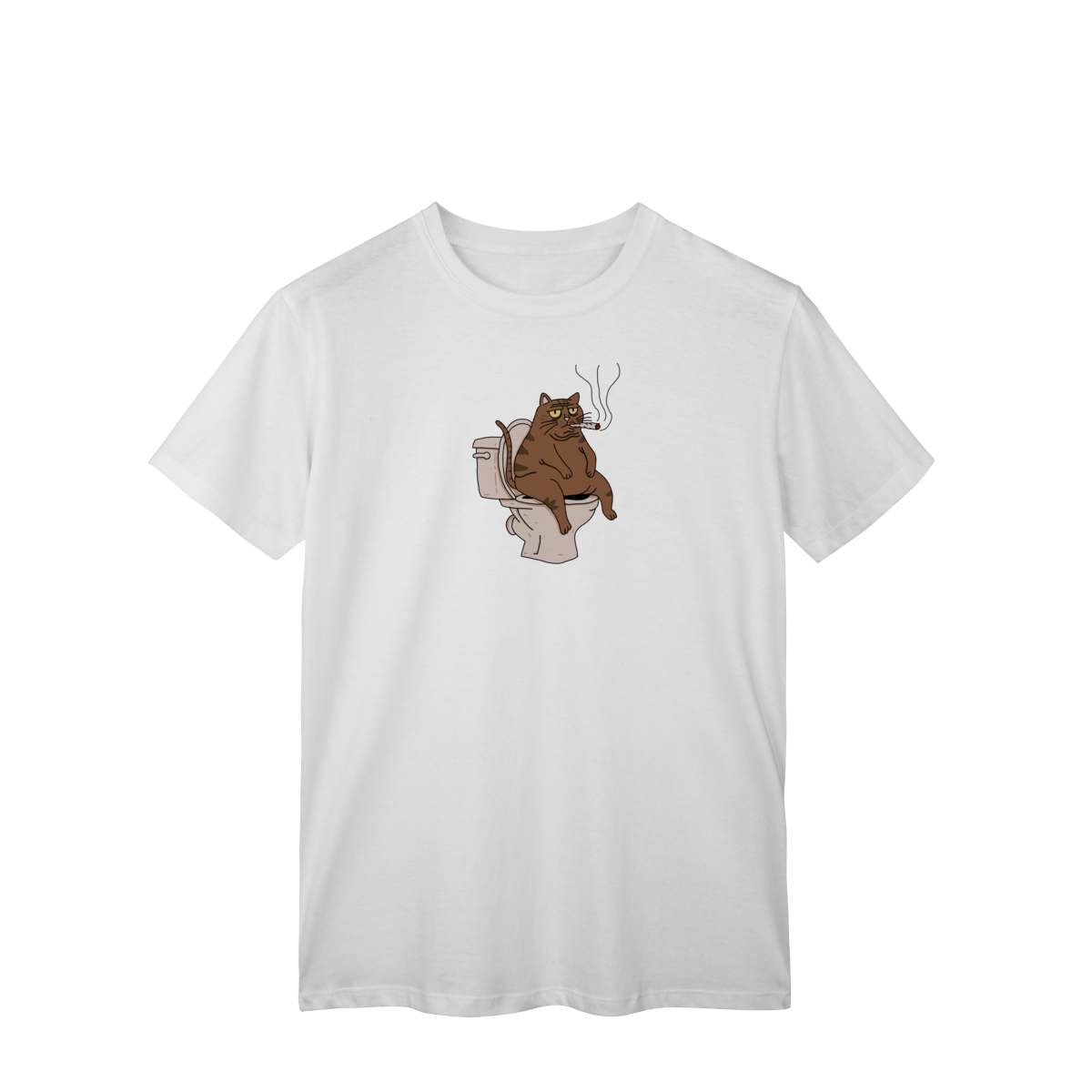 Camiseta Gato Defecante