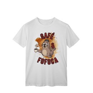 Nome do produto Camiseta Café & Fofoca