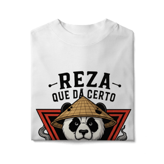 Nome do produto Camiseta Oversized Reza Que Dá