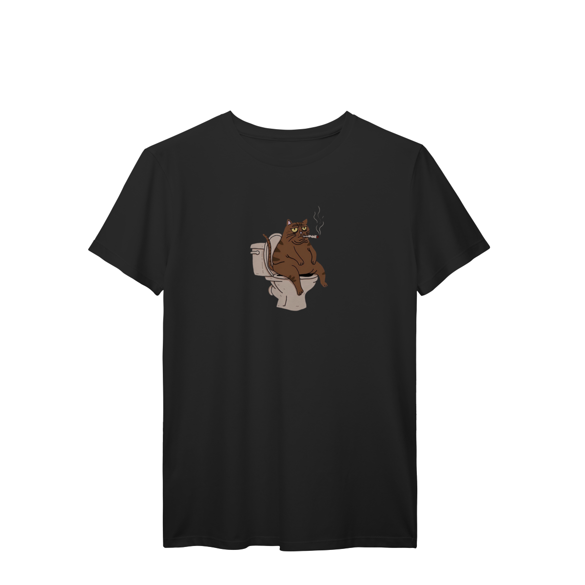 Camiseta Gato Defecante