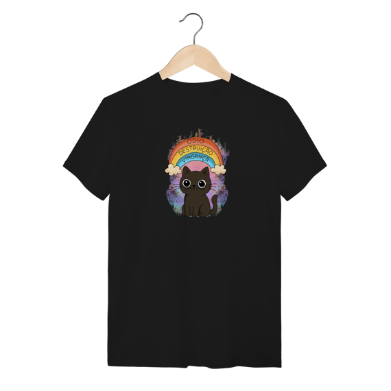 Camiseta Streetwear Gatinho D'ódio