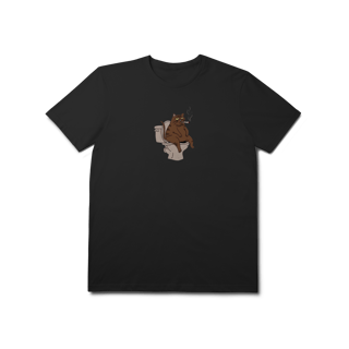 Nome do produto Camiseta Gato Defecante