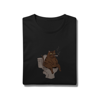Nome do produto Camiseta Gato Defecante