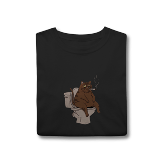 Nome do produto Camiseta Gato Defecante