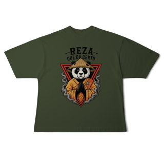 Nome do produto Camiseta Oversized Reza Que Dá