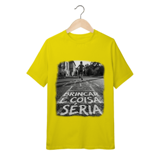 Nome do produto CAMISETA QUALITY INFANTIL 10 A 14 BRINCAR É COISA SÉRIA