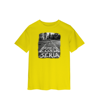 Nome do produto CAMISETA QUALITY INFANTIL 2 A 8 BRINCAR É COISA SÉRIA