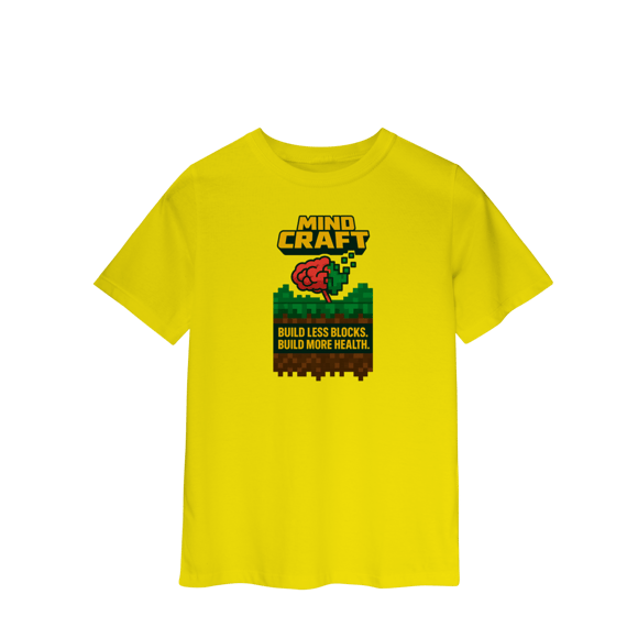 CAMISETA INFANTIL 2 A 8 MIND CRAFT