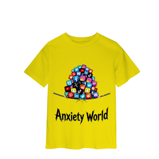 Nome do produto CAMISETA CLASSIC INFANTIL ANXIETY WORLD
