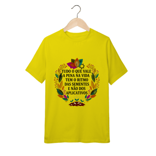 Nome do produto CAMISETA QUALITY INFANTIL 10 A 14 O RITMO DAS SEMENTES