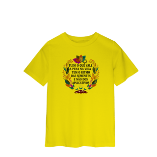Nome do produto CAMISETA QUALITY INFANTIL 2 A 8 O RITMO DAS SEMENTES