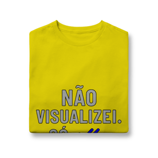 Nome do produto CAMISETA INFANTIL 10 A 14 NÃO VISUALIZEI