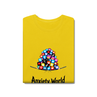 Nome do produto CAMISETA ESTONADA ANXIETY WORLD