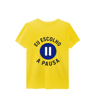 Nome do produto CAMISETA ESTONADA EU ESCOLHO A PAUSA
