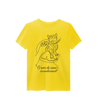 Nome do produto CAMISETA ESTONADA UNISSEX O SOM DO AMOR INCONDICIONAL