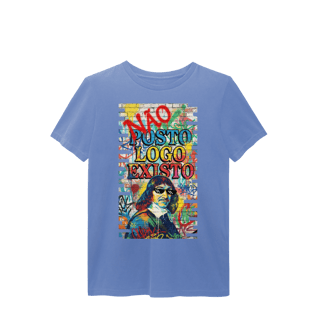 Nome do produto ESTONADA UNISSEX - “NÃO POSTO, LOGO EXISTO.”