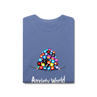 Nome do produto CAMISETA ESTONADA ANXIETY WORLD