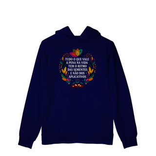 Nome do produto MOLETOM CANGURU O RITMO DAS SEMENTES