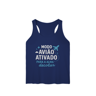 Nome do produto REGATA FEMININA ESPORTE DRYFIT UV MODO AVIÃO ATIVADO