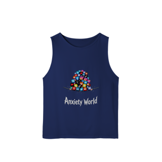 REGATA MASCULINA SPORT DRY FIT UV ANXIETY WORLD