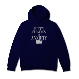 Nome do produto MOLETOM CANGURU - 50 TONS DE ANSIEDADE